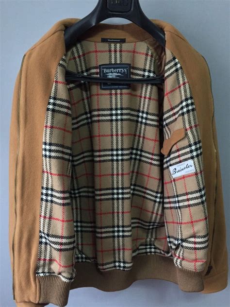 burberry bomber jacket vintage|vintage burberry raincoat.